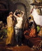 Theodore Chasseriau Orientalist Interior France oil painting artist